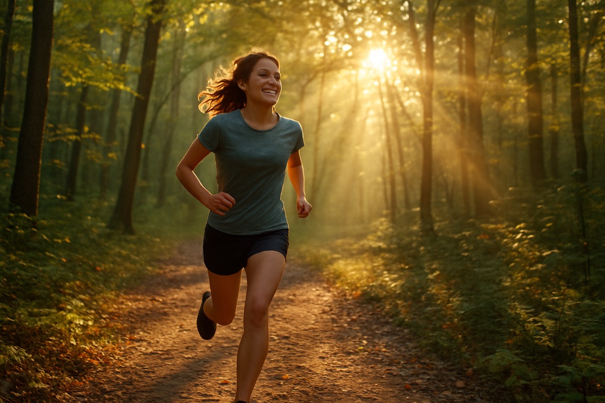 Forest running